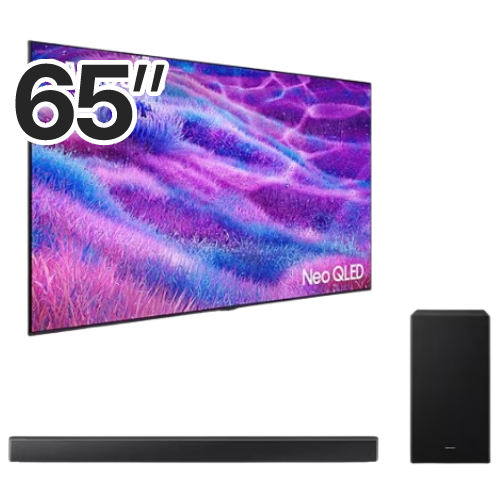 삼성전자 네오QLED KQ65QNF80AFXKR (벽걸이+사운드바, HW-B650F)