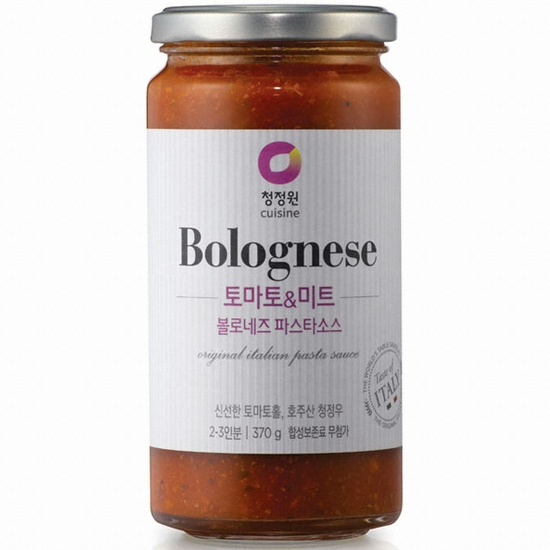 청정원 토마토&미트 볼로네즈 파스타소스 370g (1개)_이미지