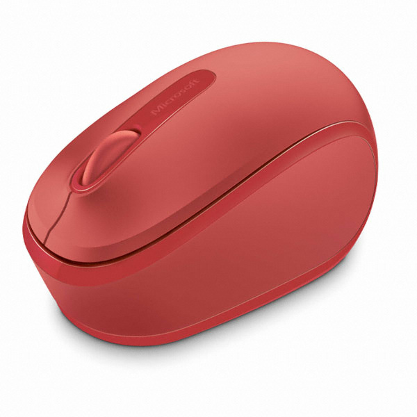 Microsoft 무선 모바일 마우스 1850 (레드, 정품)_이미지