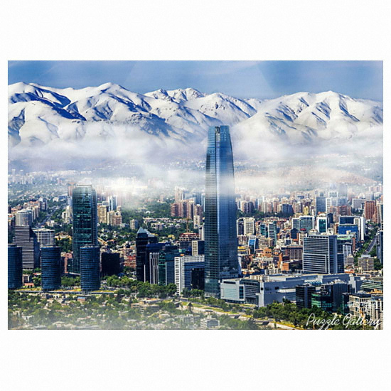 퍼즐갤러리  1000조각 직소퍼즐 아침 안개에 덮힌 산티아고  PK1000-3139  사진  풍경  여행  퍼즐_이미지