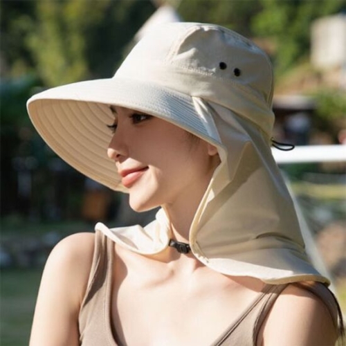 은창 넥 버클 쉐이드 스포티 선캡 모자 여름 썬캡 WE87C78_이미지