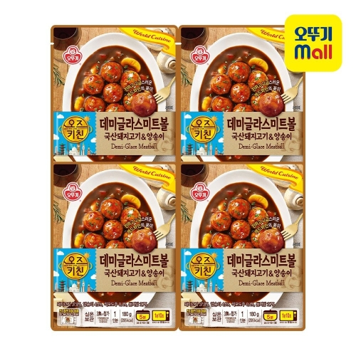 오뚜기 오즈키친 데미글라스 미트볼 180g (4개)_이미지