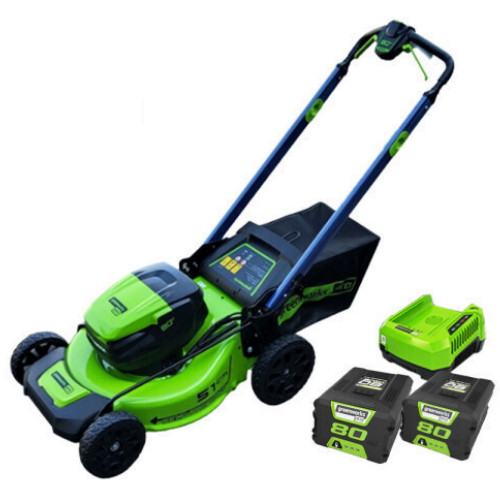 그린웍스 자주식 3in1 Pro 80V (5.0Ah, 배터리 2개)