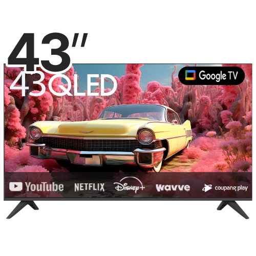 �����佺 109cm(43��ġ) QLED 4K ����Ʈ TV