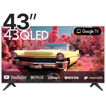 프리토스 109cm(43인치) <b>QLED</b> 4K 스마트 <b>TV</b>