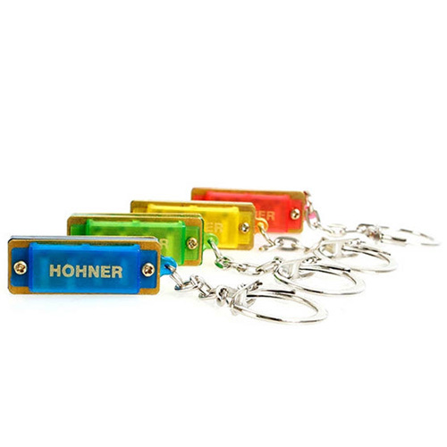 Mini Color Harp with Keyring 미니어처 하모니카
