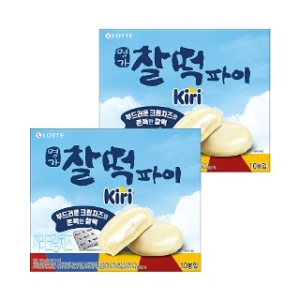 롯데제과 명가 찰떡파이 끼리크림치즈 250g (2개)