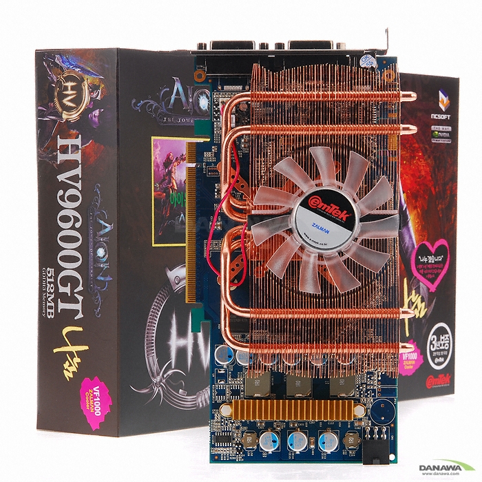 이엠텍 HV 지포스 9600GT 나눔 512MB VF1000 아이온_이미지