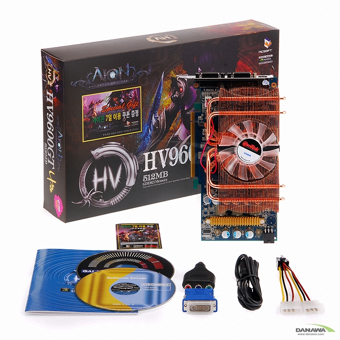 이엠텍 HV 지포스 9600GT 나눔 512MB VF1000 아이온_이미지