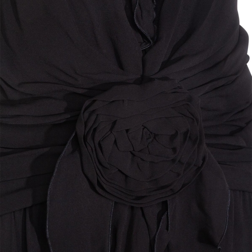 블루마린 블랙 비스코스 드레스 P622A803AN0990 B0561909980_이미지