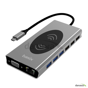 basix BX15W (14포트/USB 3.0 Type C)