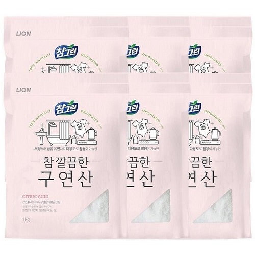 참그린 참 깔끔한 구연산 1kg (6개)_이미지