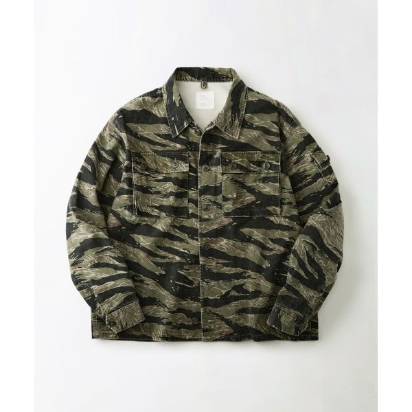 아웃스탠딩 TDS TIGER CAMO MILITARY JACKET 439802