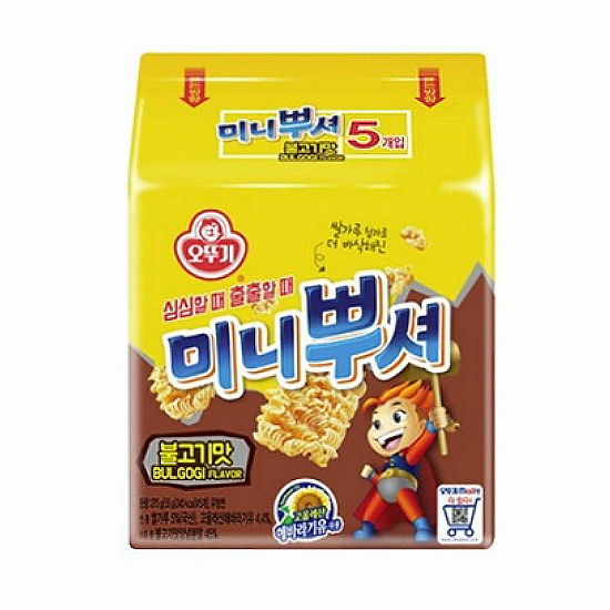 오뚜기 미니뿌셔 불고기맛 55g 5개입 (12개)_이미지