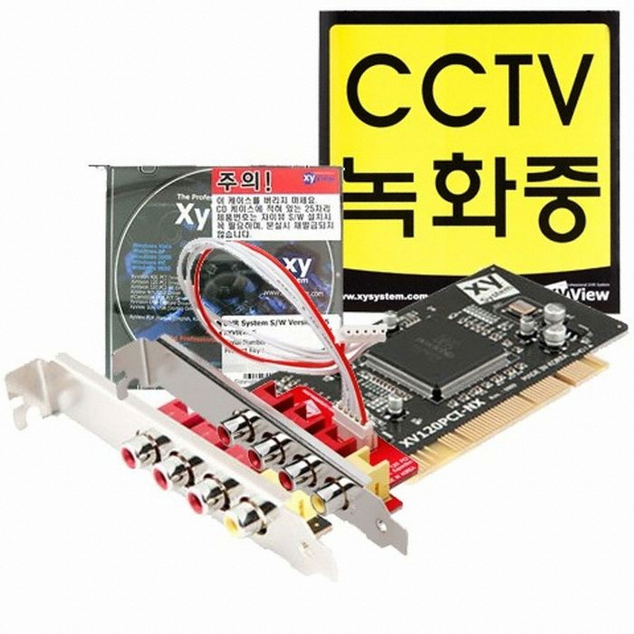�������̽ý��� DVR ���̺� 120FPS 8ä�� PCIī�� (XV120PCI-NX + EXT4)