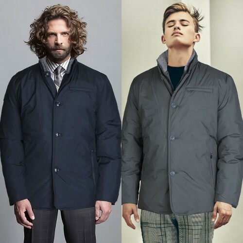 쟌피엘 세미정장 오리털자켓 덕다운 경량패딩점퍼_이미지