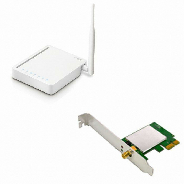 EFM ipTIME N104A 공유기 패키지 (+ N150PX PCI-E 무선랜카드)