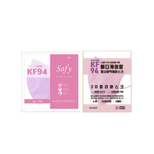 아이디오커머스 메디케이알 데일리핏 새부리형 KF94 소형 (50매)_이미지