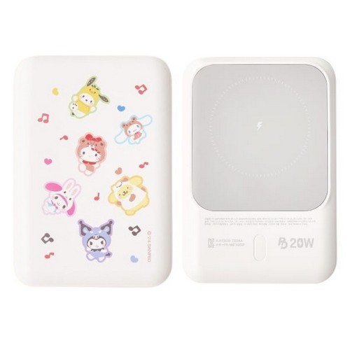 디지털벤투스 20W 산리오캐릭터즈 맥세이프 보조배터리 PT-MBT5000P 5000mAh