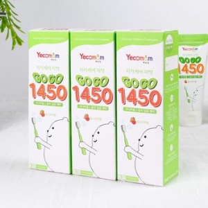 예꼬맘 고고 불소 1450 어린이 치약 60g (3개)