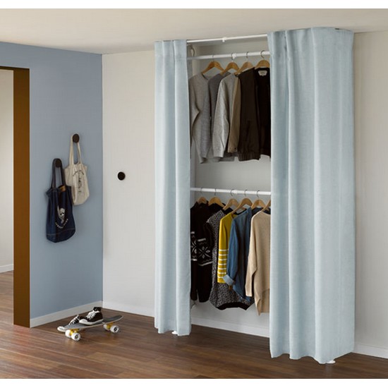 왕자행거 네오스페이스 어바웃드레스룸 2p 밀폐기본형 플레인_이미지