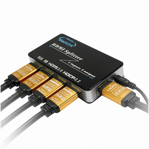 마하링크 1:4 HDMI 2.0 분배기 (ML-HSP446)_이미지