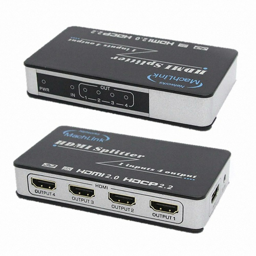 마하링크 1:4 HDMI 2.0 분배기 (ML-HSP446)_이미지