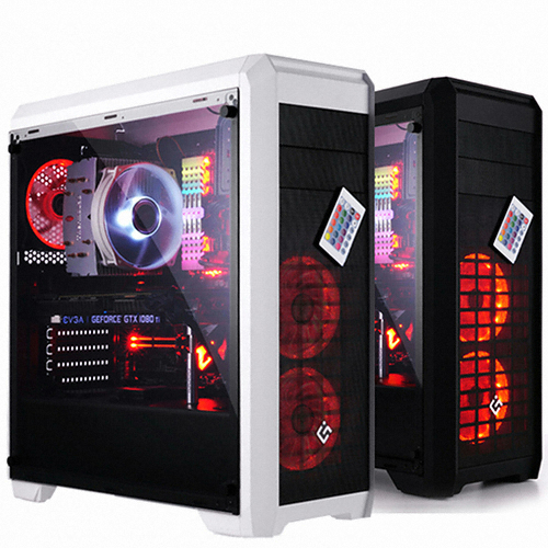 아이구주 G50 RGB LED 강화유리 (화이트)