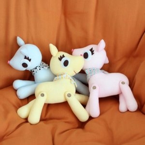 펠트박스 귀여운 사슴 밤비니 양말인형만들기/교구/수업