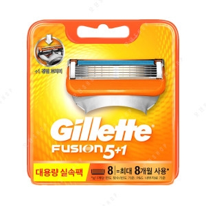 질레트 퓨전 매뉴얼 면도날 [16개]