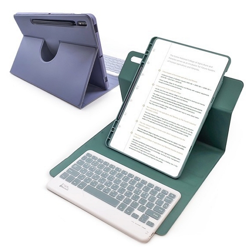 골드다이크 AZV 갤럭시탭S8 플러스 콤비 회전 키보드 케이스