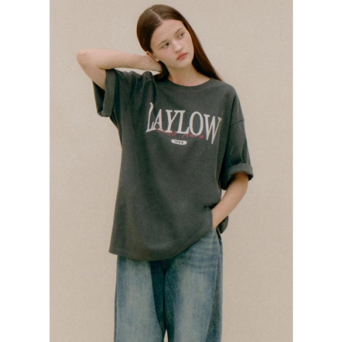 피그먼트 로고 오버핏 반팔 루즈핏 반팔 9TS2004Y