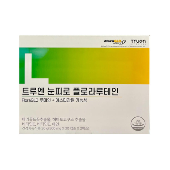 트루엔뉴트리션 트루엔 눈피로 플로라루테인 30캡슐 2개입 세트
