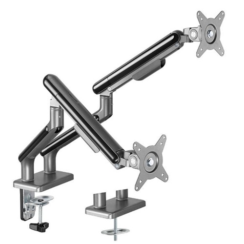 NEO-25G 네오 슬림 스프링 듀얼 모니터암 그레이