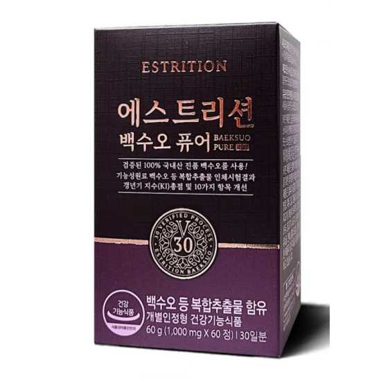 뉴오리진 에스트리션 백수오 퓨어 60정 (1개)_이미지