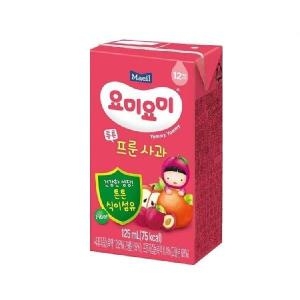 매일유업 요미요미 튼튼주스 프룬사과 125ml (8개)_이미지