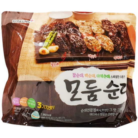 보승식품 모듬순대 1.2kg이미지입니다. 누르면 해당 게시물로 새창이동합니다.