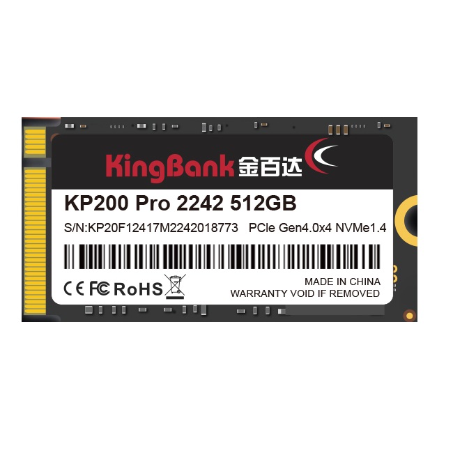 KingBank KP200 Pro M.2 2242 NVMe 해외구매 (512GB)