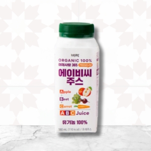 비락 유기농100 야채사랑 365 ABC 주스 180ml (12개)