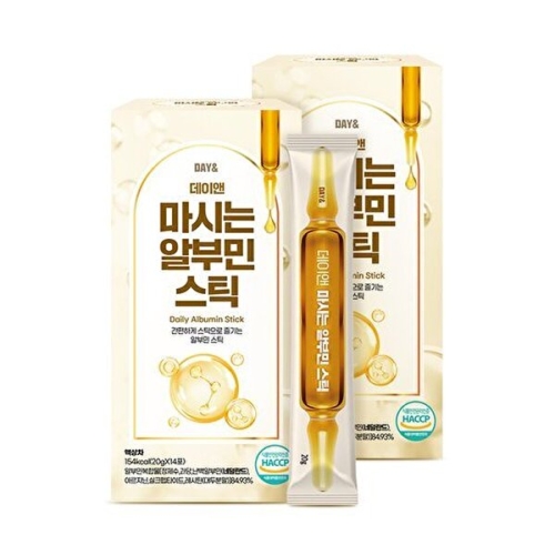 참앤들황토농원 데이앤 마시는 알부민 스틱 20g 14포 (2개)_이미지