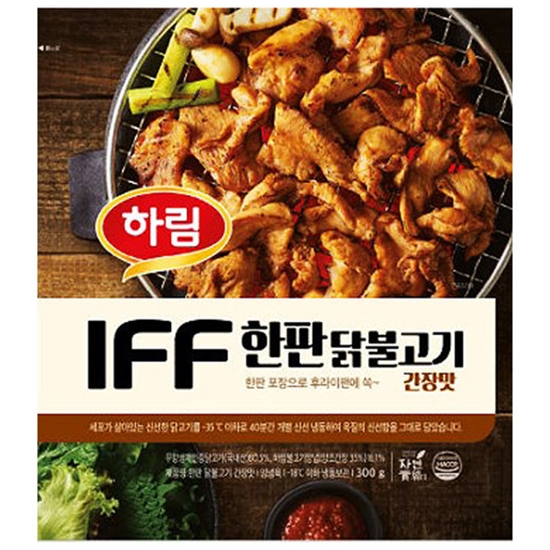 하림 IFF 한판 닭불고기 간장맛 300g (1개)