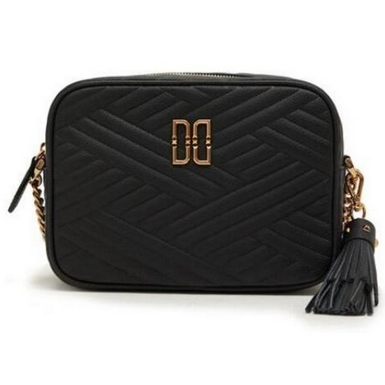 CARLISLE 칼라일 가죽 체인 크로스백 DCBA2E361BK