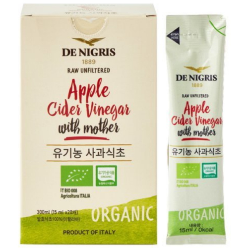 데니그리스 유기농 사과식초 300ml (15ml x 20포) (2개)_이미지
