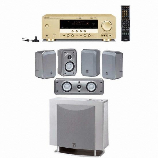 야마하 NS-AP2600(YST-FSW100) + 야마하 AV리시버 (RX-V461)_이미지