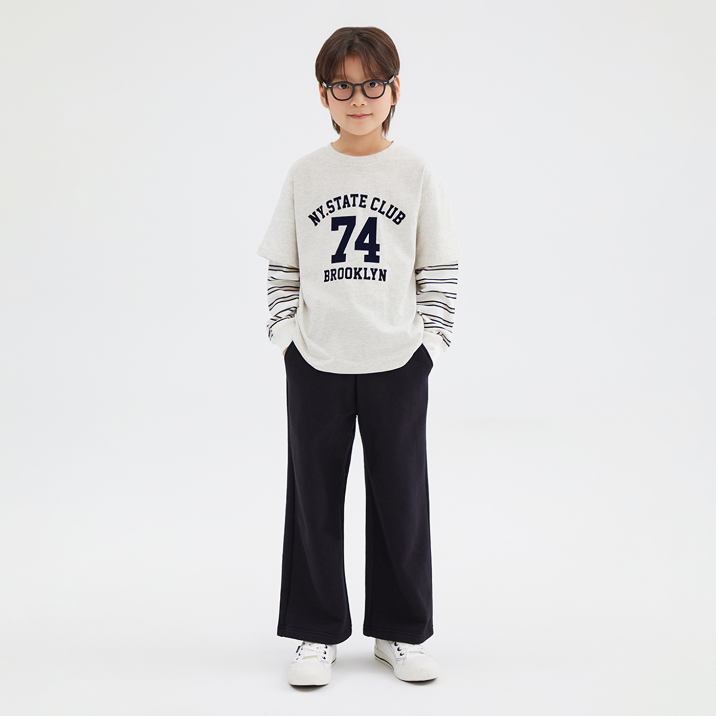 오키즈 스파 키즈 레이어드 긴팔티 SPLAG23KU2_이미지