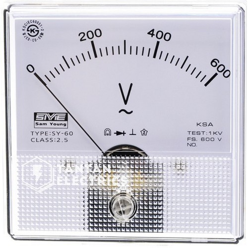삼영전기 SY-60 교류 전압계 600V_이미지