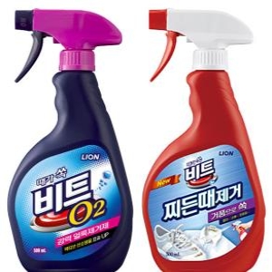 <b>비트</b> O2 얼룩제거 스프레이 500ML O2 얼룩제거 표백제