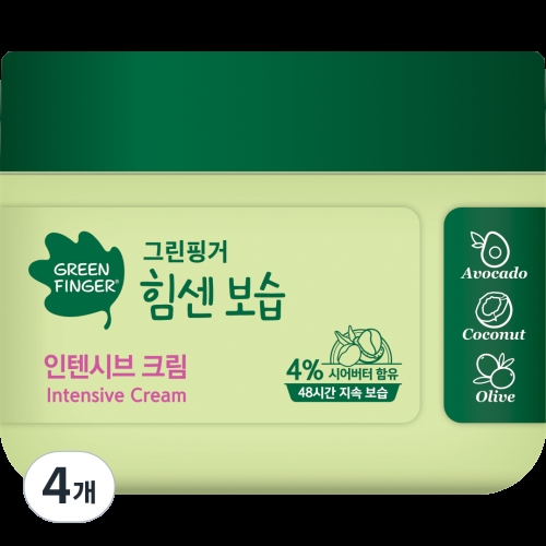 그린핑거 힘센보습 인텐시브 크림 300g (4개)_이미지