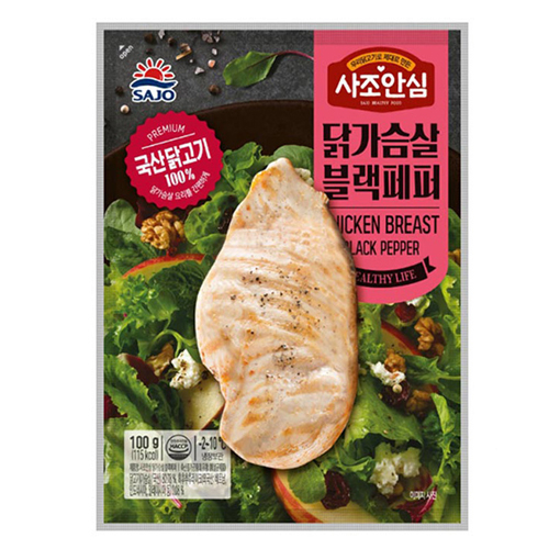 사조대림 닭가슴살 블랙페퍼 100g (7개)_이미지