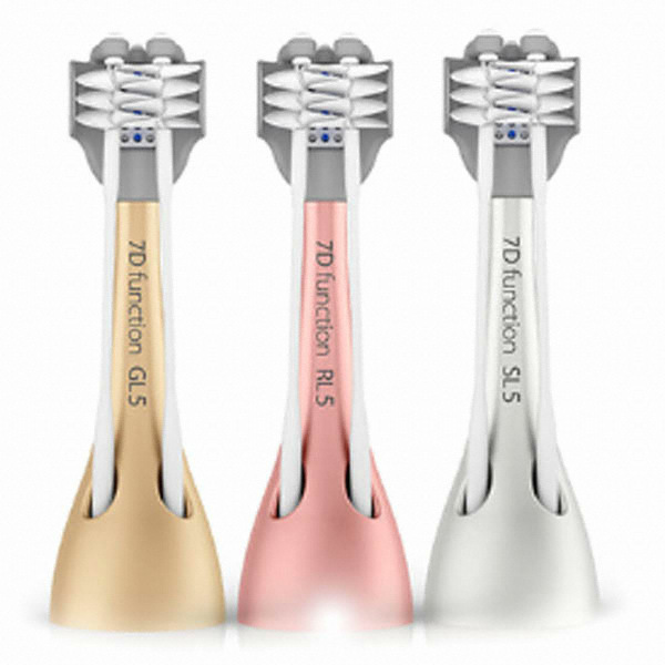 쿨샤 자동칫솔 7D 고급형 리필 칫솔모 (3개)